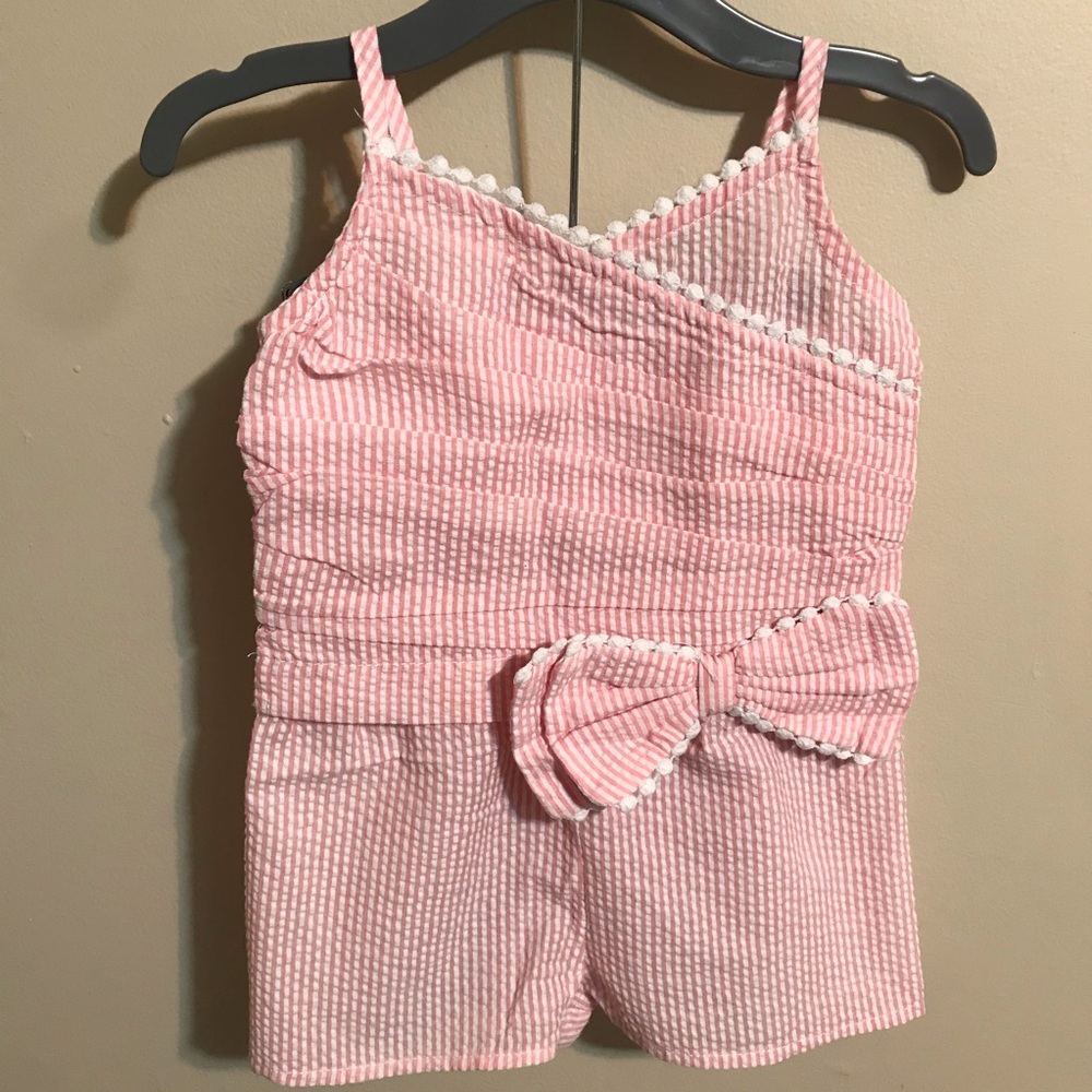 Maggie & Zoe Seersucker Romper/Jumpsuit Size 24M